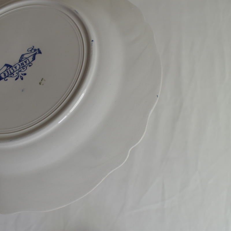 Vintage Dessert Plate Sarreguemines Lancaster A