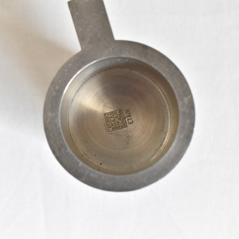 Vintage Pewter Measuring Cup, Whisky