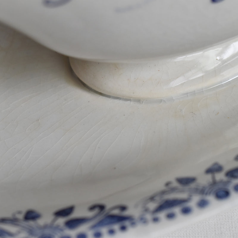 Vintage Sauce Boat HBCM (Creil et Montereau) Toulon