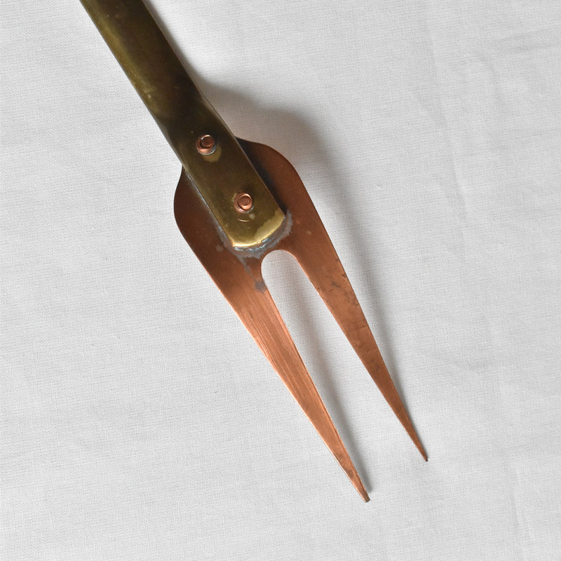 Brass Ladle & Meat Fork