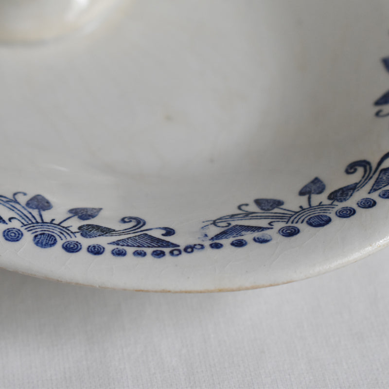 Vintage Sauce Boat HBCM (Creil et Montereau) Toulon