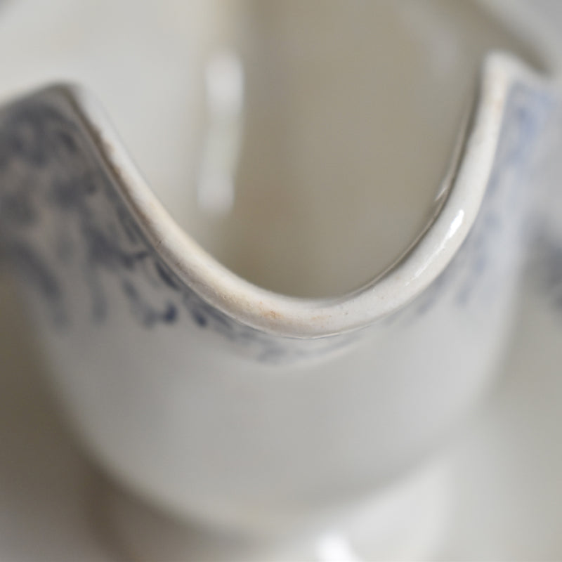 Vintage Sauce Boat HBCM (Creil et Montereau) Toulon