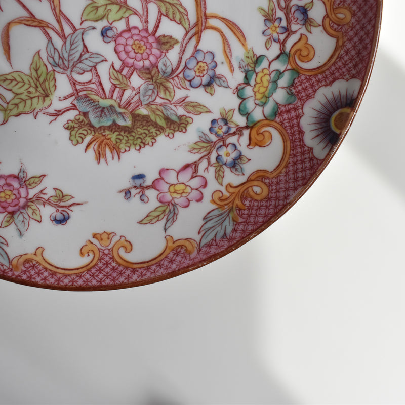 Antique Teacup & Saucer Sarreguemines Minton 216 B