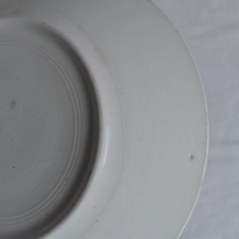 Antique Plate K&G Lunéville Platane Z7