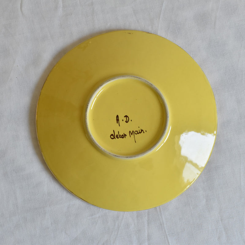 ア.ドラサンヴァル A.Dressinval コーヒーカップ＆ソーサー イェロー