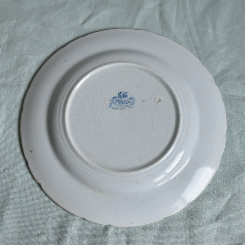 Antique Plate - Lunéville Angèle C