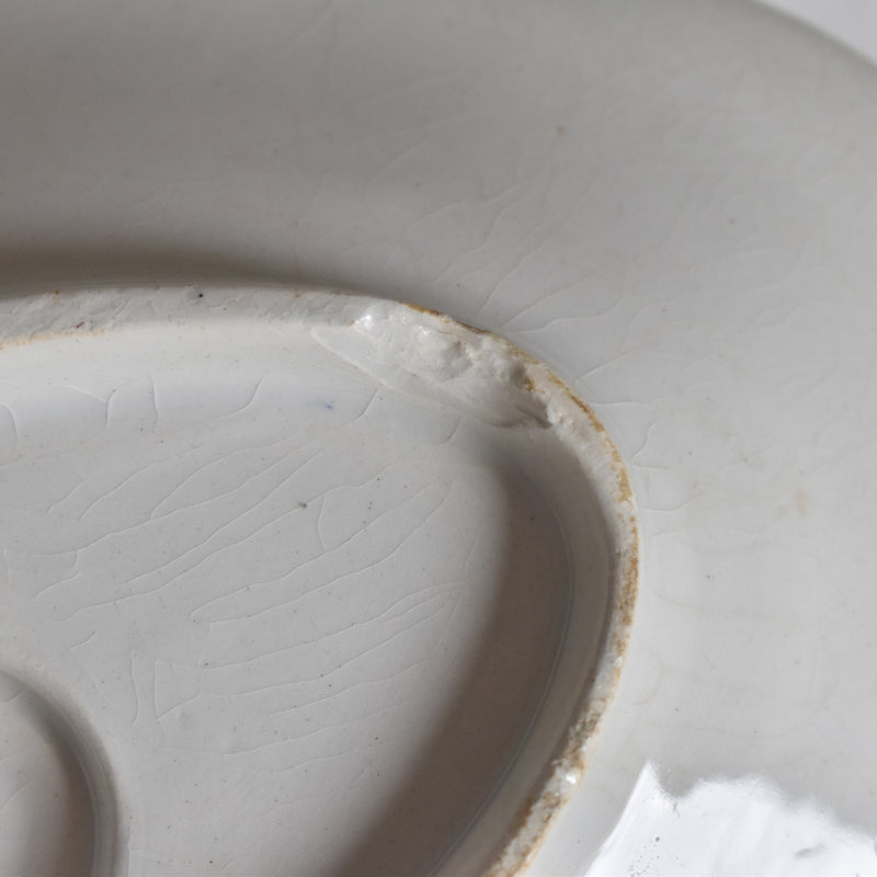 Vintage Sauce Boat HBCM (Creil et Montereau) Toulon