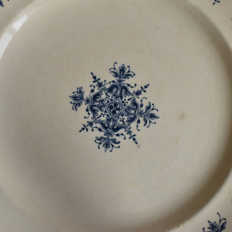 Antique plate, Clairefontaine, Rouen