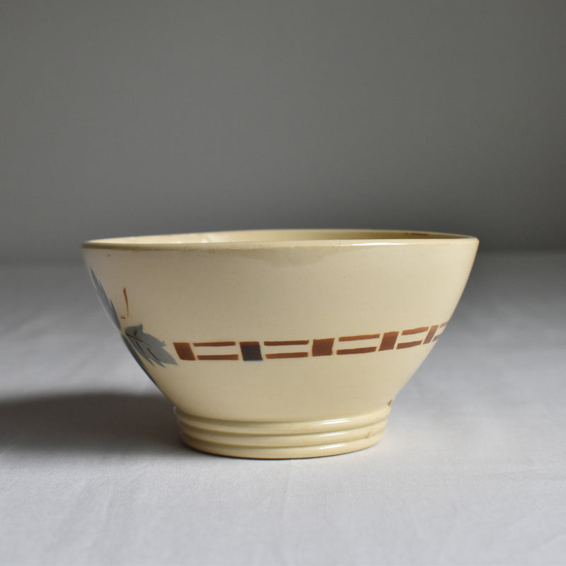 Vintage Café au Lait Bowl Digoin & Sarreguemines 9196