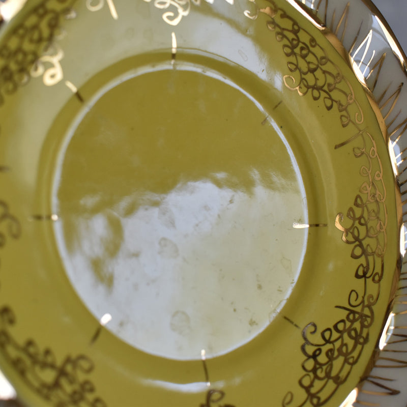 ア.ドラサンヴァル A.Dressinval コーヒーカップ＆ソーサー イェロー