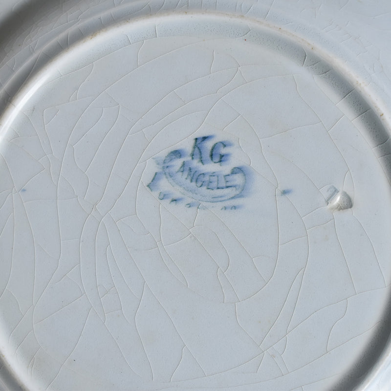 Antique Plate - Lunéville Angèle C