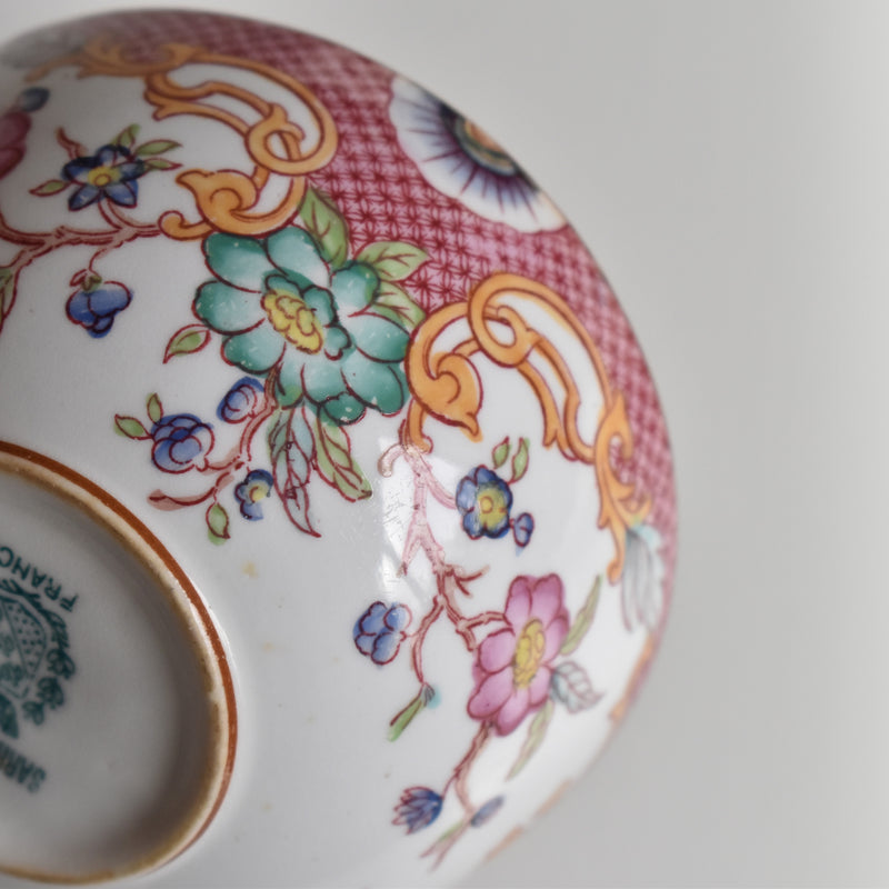 Antique Teacup & Saucer Sarreguemines Minton 216 B