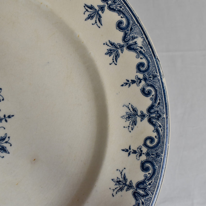 Antique plate, Clairefontaine, Rouen