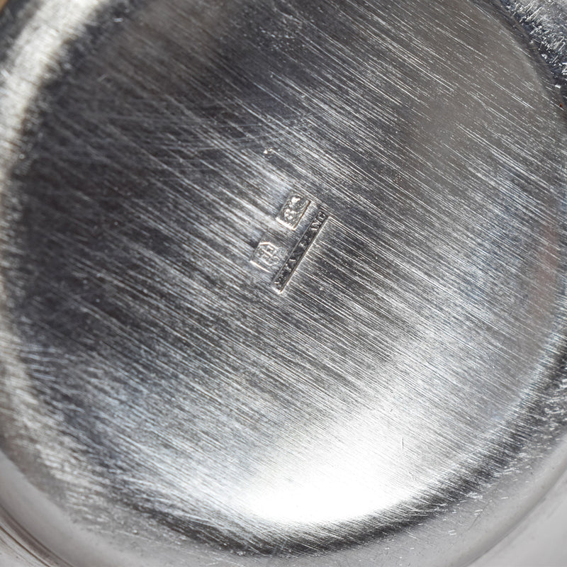 Antique Cup & Saucer Silver Plated