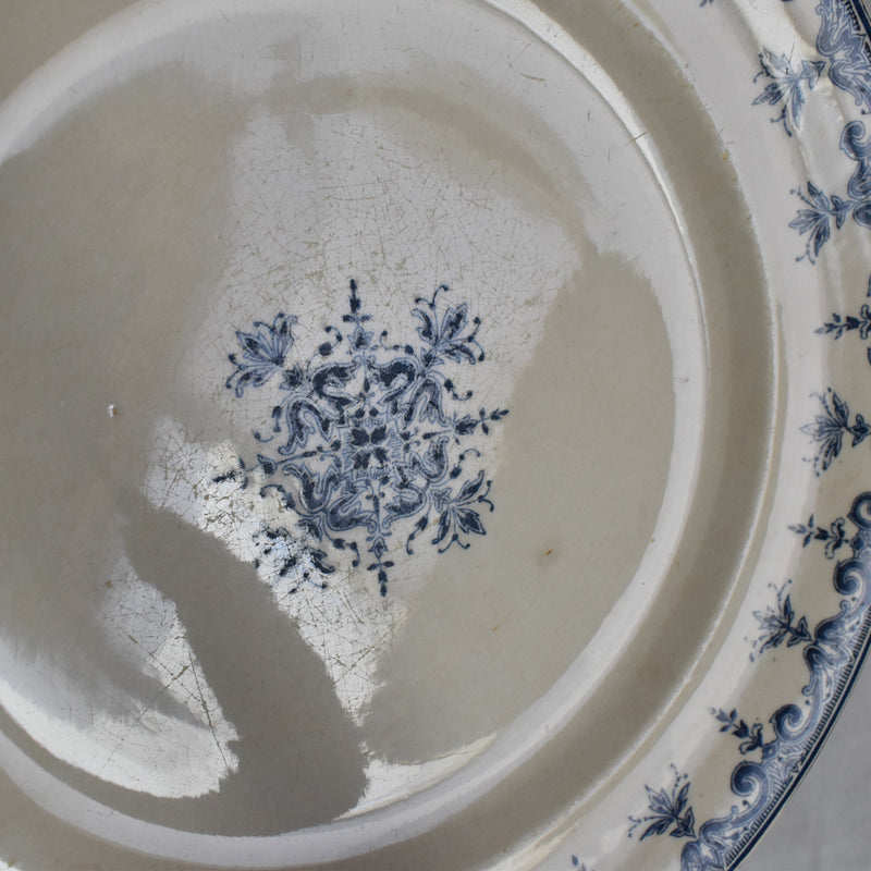 Antique plate, Clairefontaine, Rouen