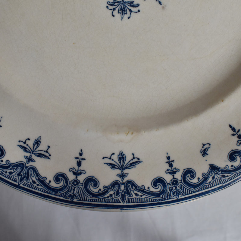 Antique plate, Clairefontaine, Rouen