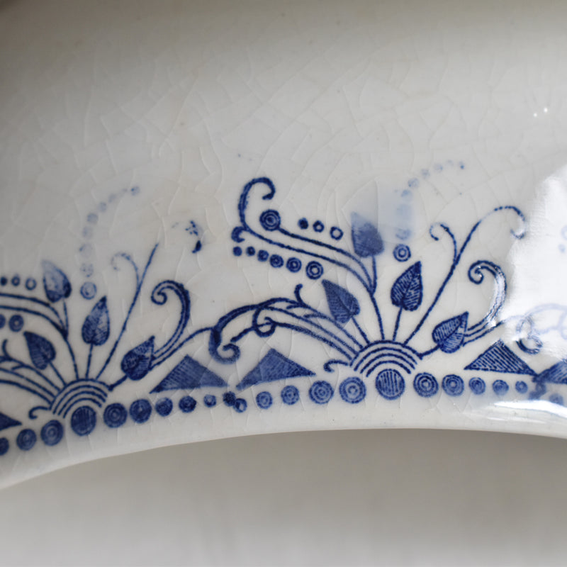 Vintage Sauce Boat HBCM (Creil et Montereau) Toulon