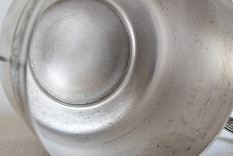 Antique Cup & Saucer Silver Plated