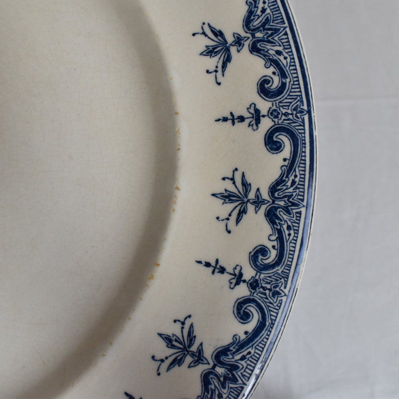 Antique plate, Clairefontaine, Rouen