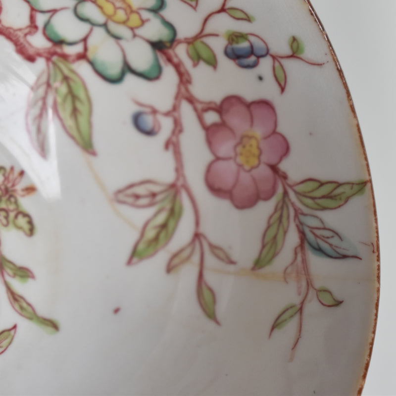 Antique Teacup & Saucer Sarreguemines Minton 216 B