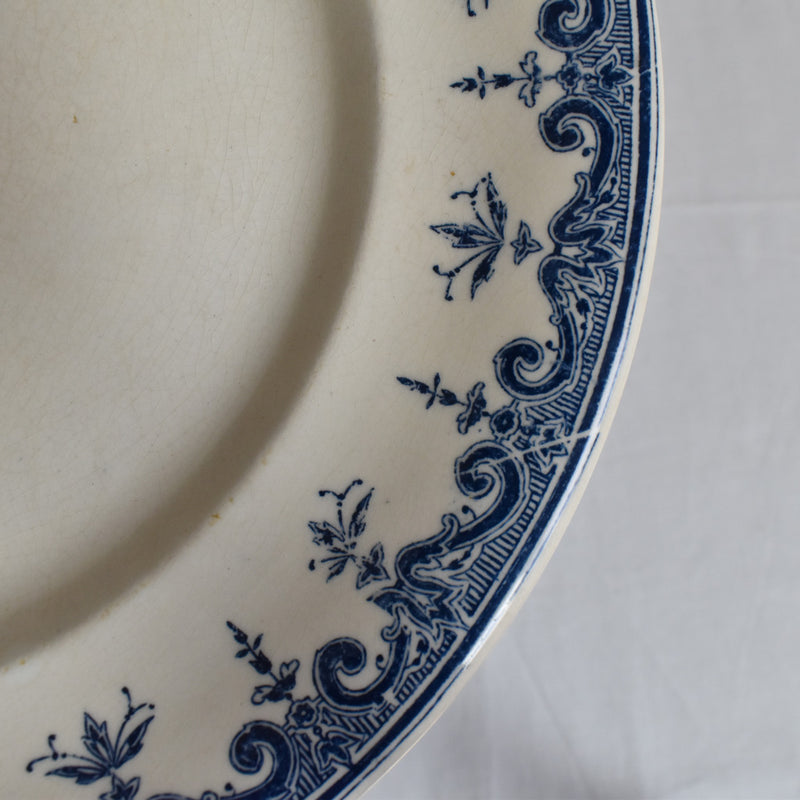Antique plate, Clairefontaine, Rouen