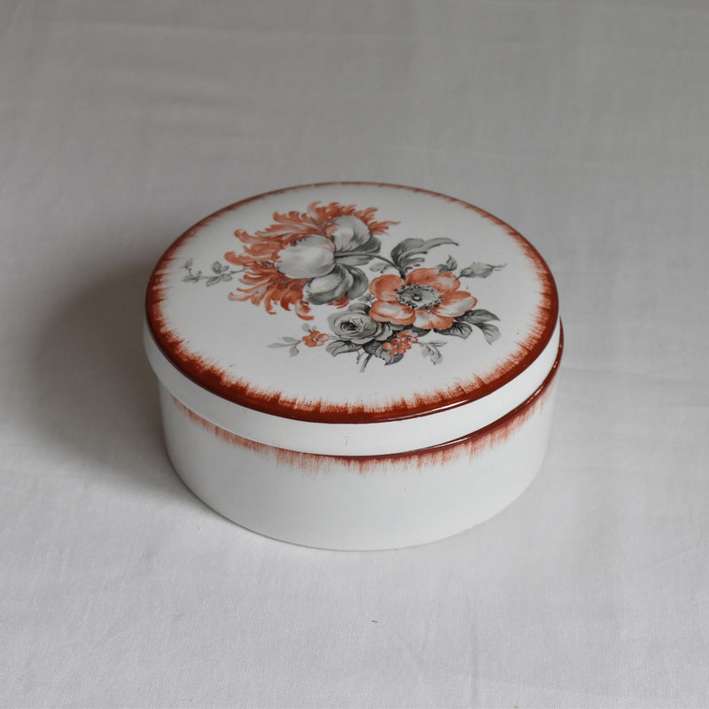 Vintage Sarreguemines Ceramic Box