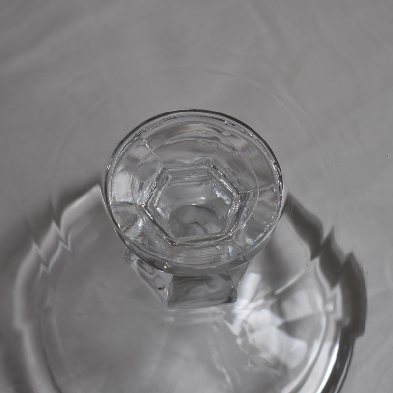 ヴィンテージガラスコンポティエ