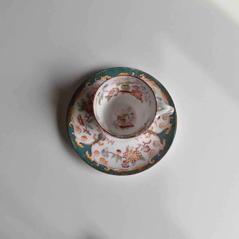 Antique Coffee Cup & Saucer Salagoumines Minton 248 A