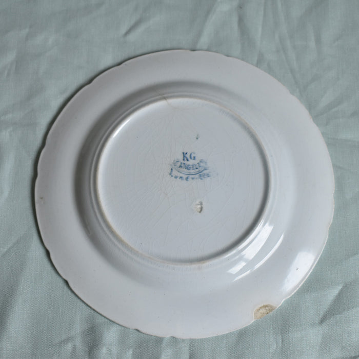 アンティークプレート  リュネヴィル　Angèle D