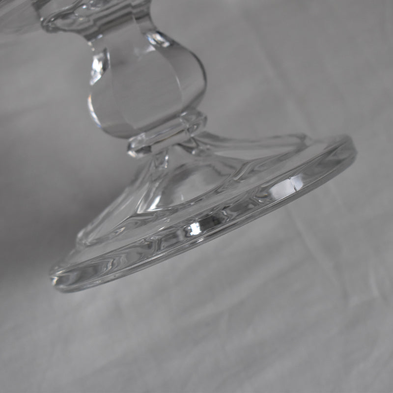 ヴィンテージガラスコンポティエ