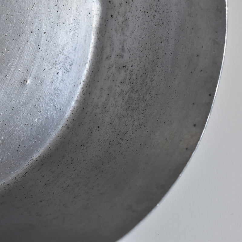 Vintage Aluminum Milk Pan with Wooden Handle