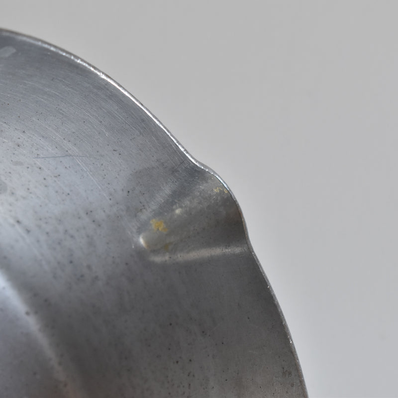 Vintage Aluminum Milk Pan with Wooden Handle
