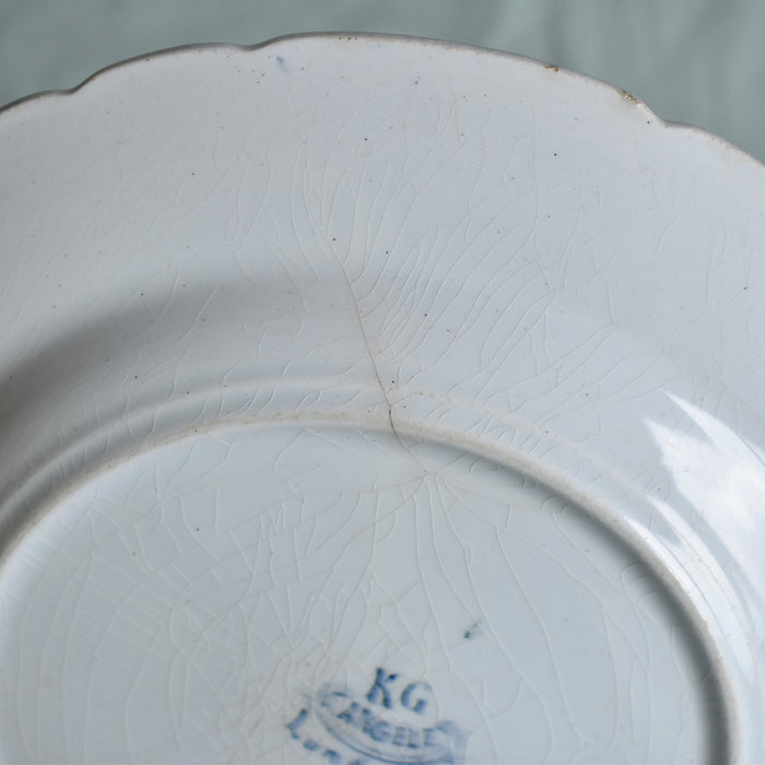 アンティークプレート  リュネヴィル　Angèle D