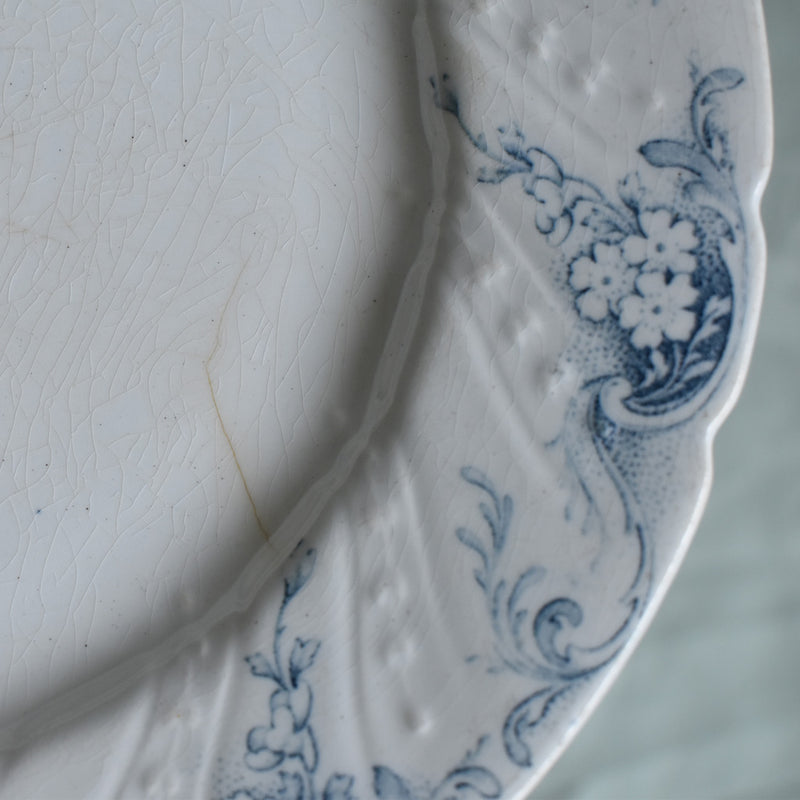 Antique Plate Lunéville Angèle D