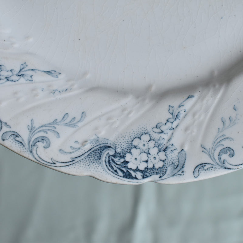 Antique Plate Lunéville Angèle D