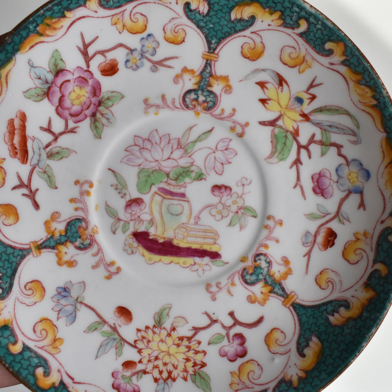 Antique Coffee Cup & Saucer Salagoumines Minton 248 A