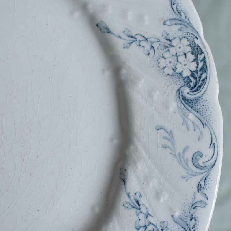 Antique Plate Lunéville Angèle D