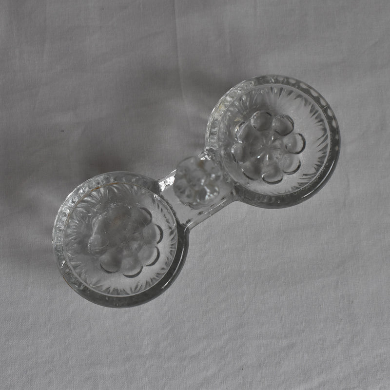 ヴィンテージ クリスタルガラスソルト＆ペッパー PORTIEUX B