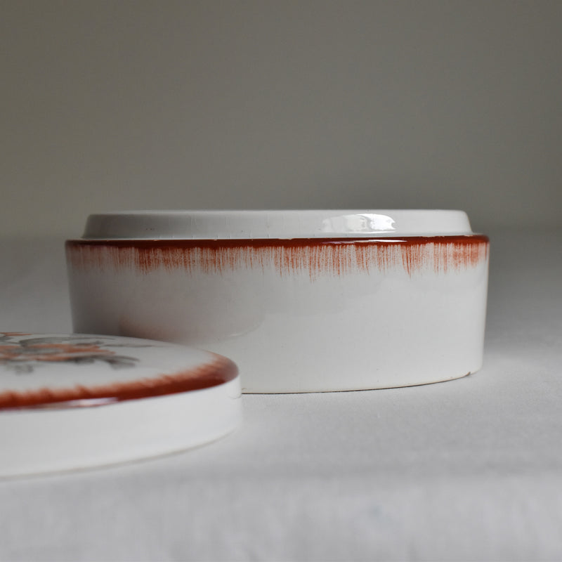Vintage Sarreguemines Ceramic Box
