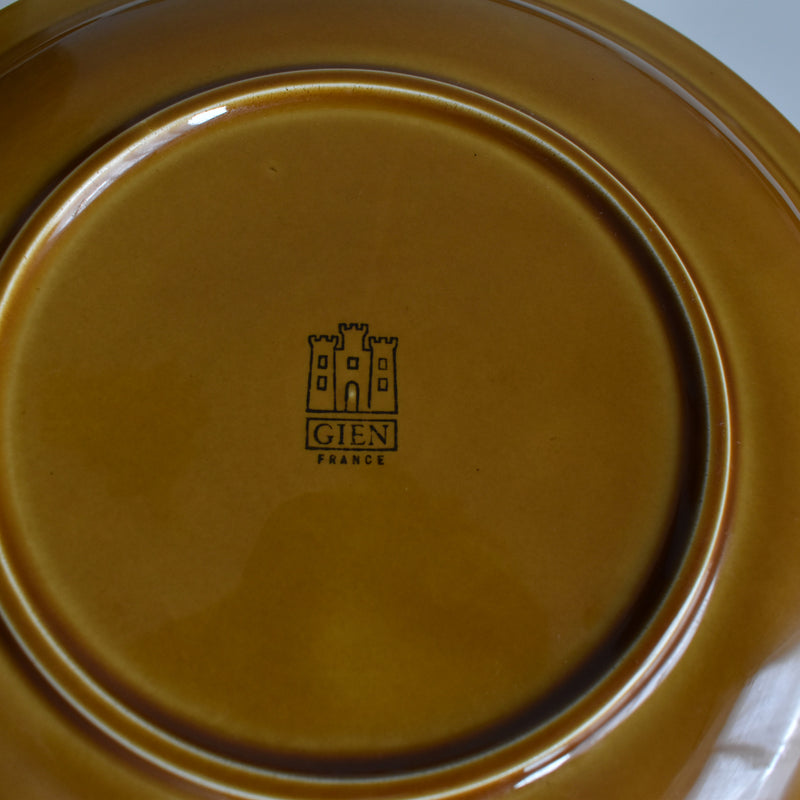 Vintage Plate Gien Tonneau A
