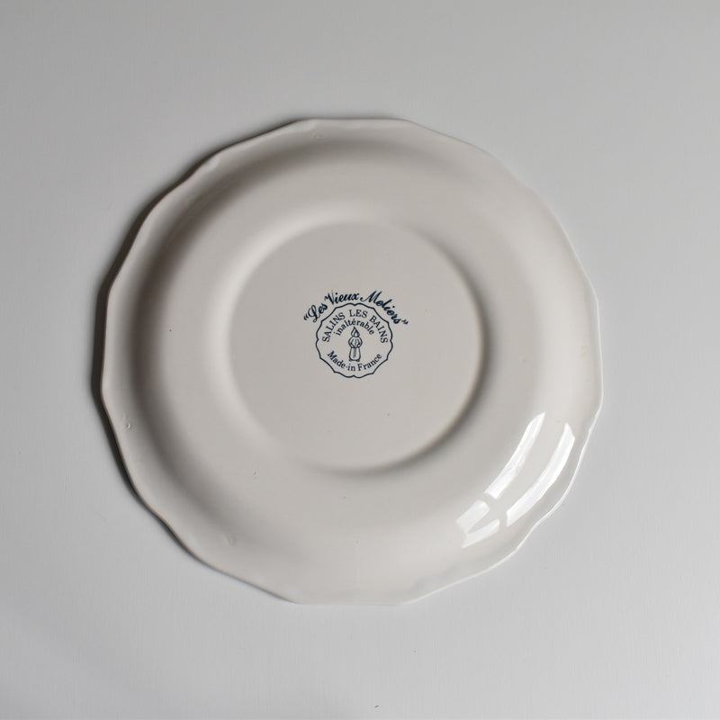 Vintage Dessert Plate Sarreguemines Les Vieux Métiers "Boulanger"