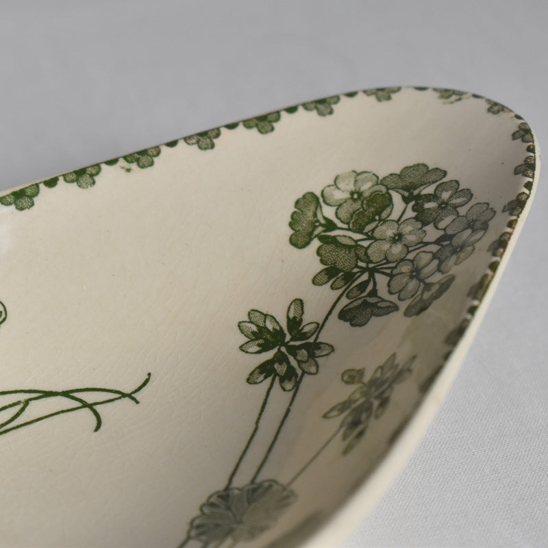 Antique Raviere U&C Sarreguemines Geranium A