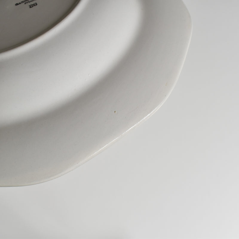 Vintage Deep Plate Digoin & Sarreguemines Odile E