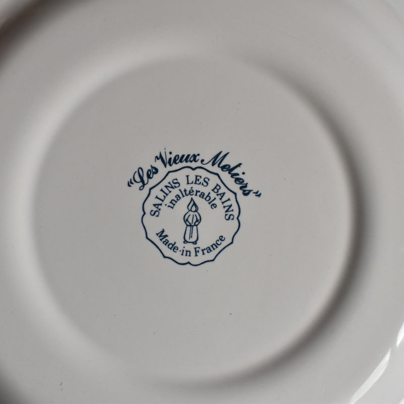 Vintage Dessert Plate Sarreguemines Les Vieux Métiers "Boulanger"