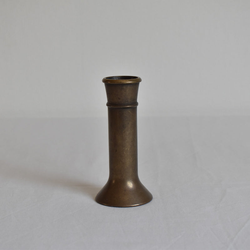 Vintage adjustable brass candle holder