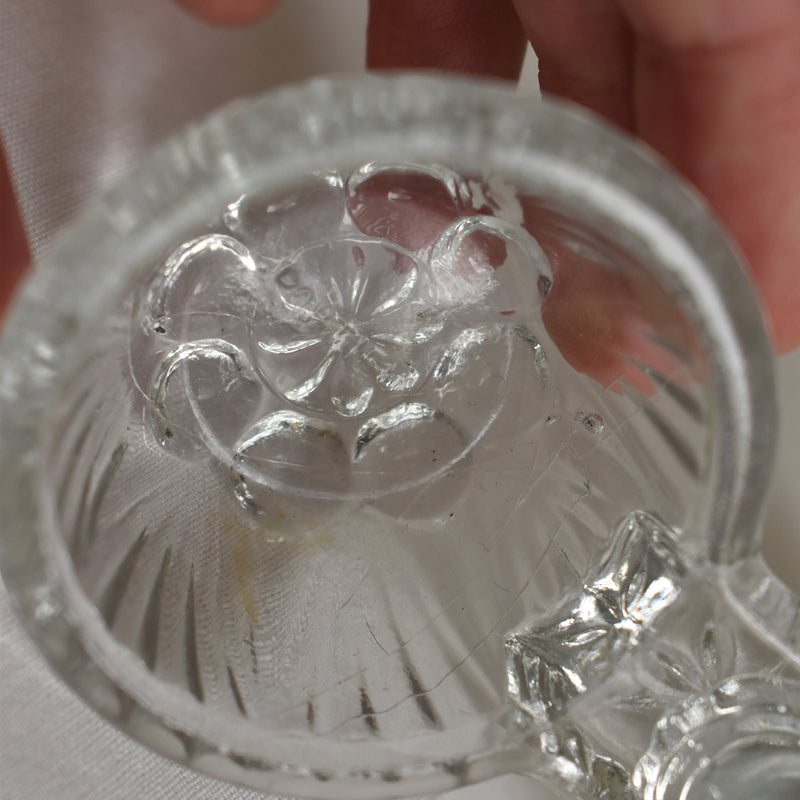 ヴィンテージ クリスタルガラスソルト＆ペッパー PORTIEUX B