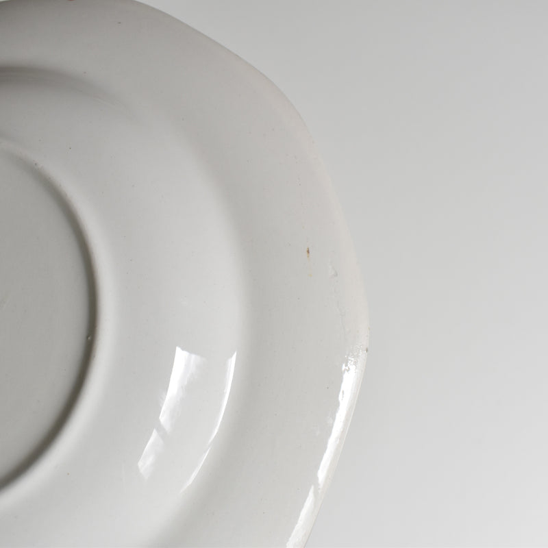Vintage Deep Plate Digoin & Sarreguemines Odile E