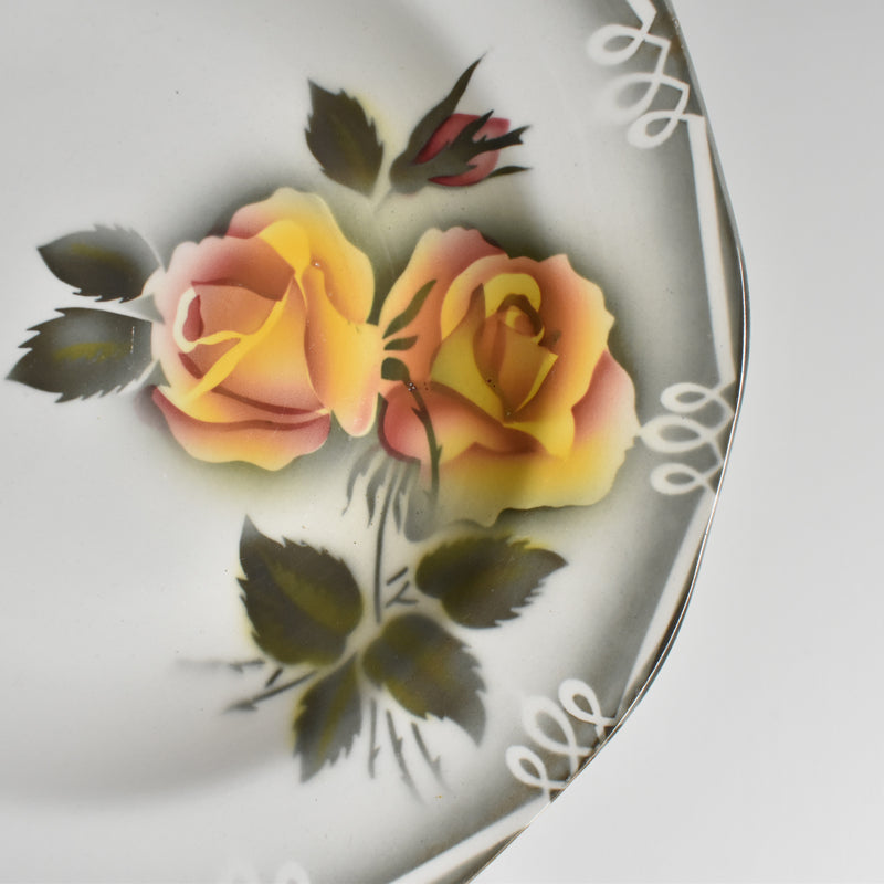 Vintage Deep Plate Digoin & Sarreguemines Odile E