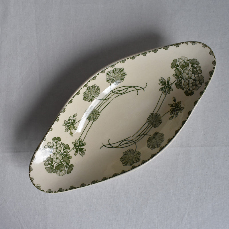 Antique Raviere U&C Sarreguemines Geranium A