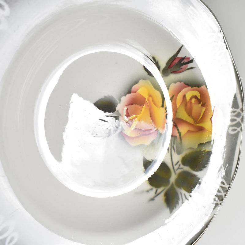 Vintage Deep Plate Digoin & Sarreguemines Odile E